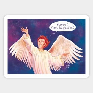 Angel Crowley Sticker